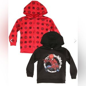 NWT Toddler Spider-Man Hoodie 2 pack   Size 2T